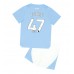 Billige Manchester City Phil Foden #47 Børnetøj Hjemmebanetrøje til baby 2023-24 Kortærmet (+ korte bukser)